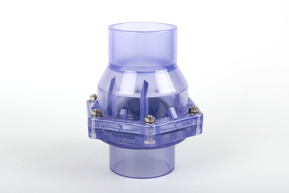 清苑透明翻板式止回阀